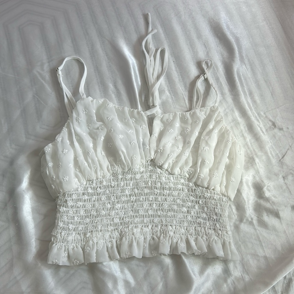 Kendall & Kylie White Tank Top
